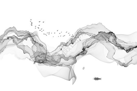 抽象水墨画图片