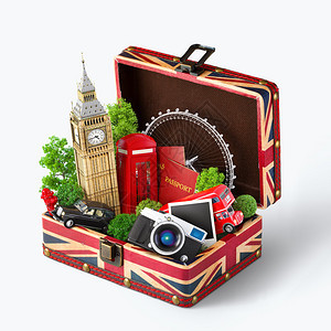 伦敦旅游概念图片