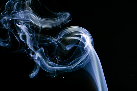 烟雾弥漫黑色背景留白素材图片素材