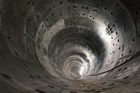 圆形隧道图片素材