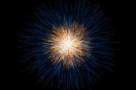 创意灯泡合成高清背景图片发光的结点与科技感发散线条三维渲染高清