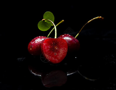 车厘子背景图片