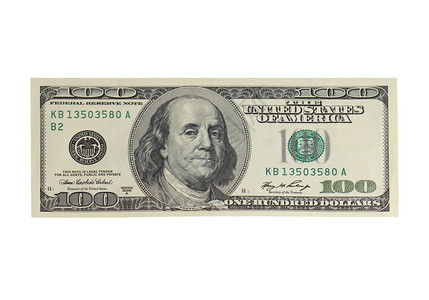 富兰克林百元大钞图片