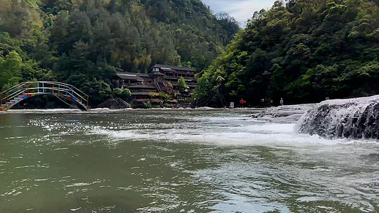 福建白水洋5A景区风光图片