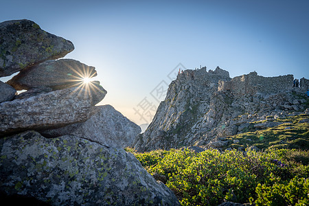 5A级景区太白山日出背景图片