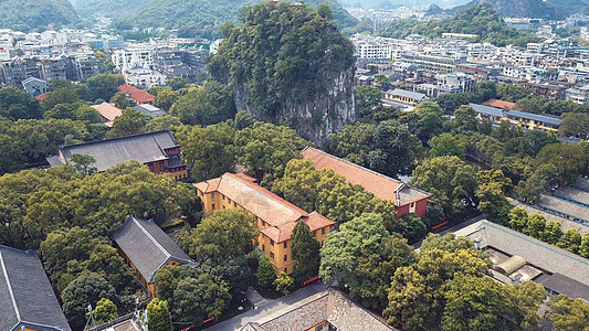 桂林建筑桂林独秀峰王城景区5A景点背景