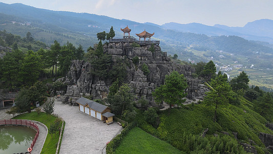 重庆5a景区万盛石林龙鳞石海风景区背景