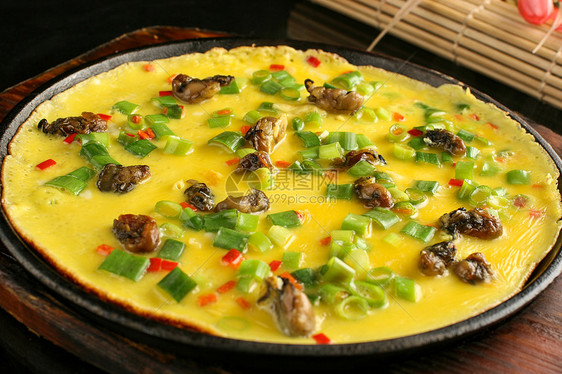 中式美食海蛎煎蛋图片