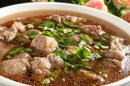 中式美食清汤牛肉图片