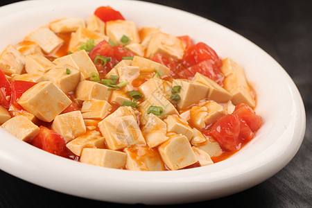 中餐西红柿烩豆腐图片