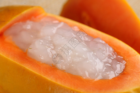 甜品木瓜炖雪蛤高清图片