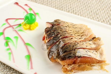 鲅鱼块农家醉鱼干背景