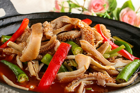 砂锅干椒皮图片