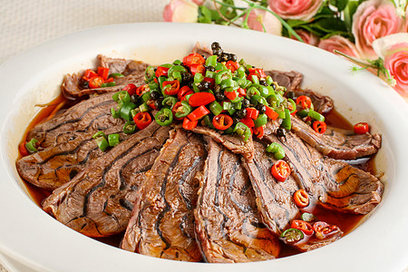 野山椒牛肉椒香牛肉背景