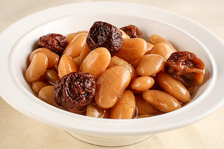 话梅芸豆背景图片