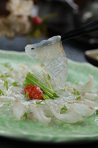 日本刺身鲷鱼刺身背景