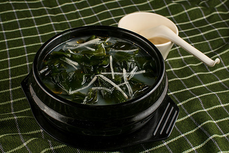 韩式海带汤背景图片