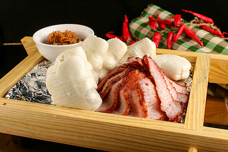 烤肉夹饼图片素材