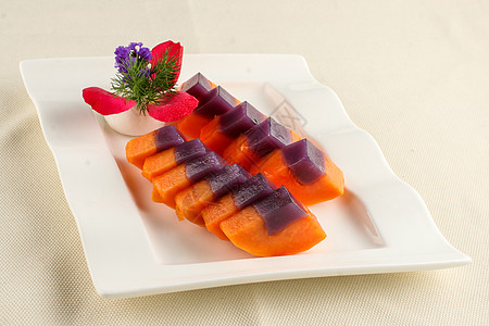 木瓜紫薯冻图片