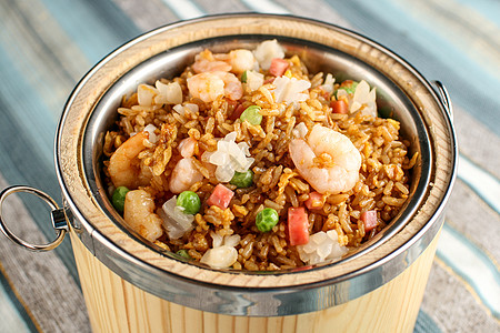 海鲜酱油炒饭图片素材
