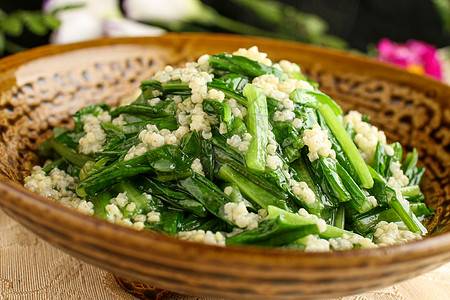 饮食粗粮油麦菜背景