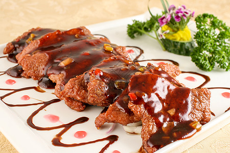 酱汁煎牛排煎牛排图片素材