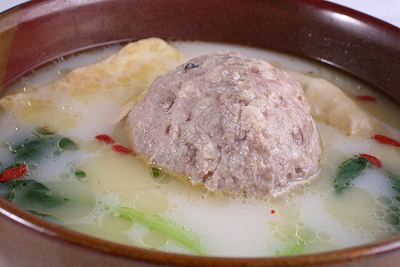 狮子头豆腐汤图片素材