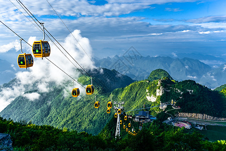 高山缆车图片