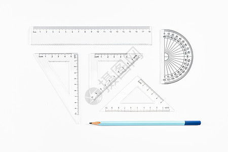 套装尺子文具高清图片