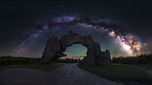 重庆白马山景区星空银河图片