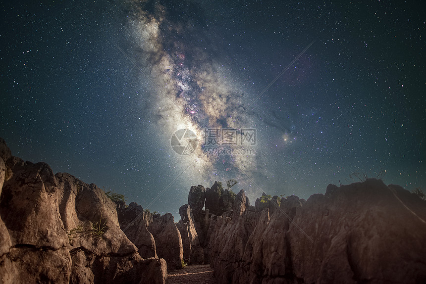 重庆白马山景区星空银河图片