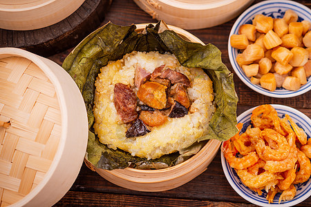 餐饮美食广东特色小吃糯米鸡图片