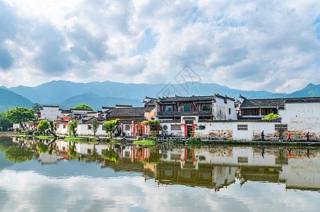 古徽州文化旅游区宏村背景图片