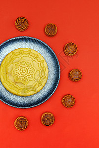 中式传统中秋月饼图片