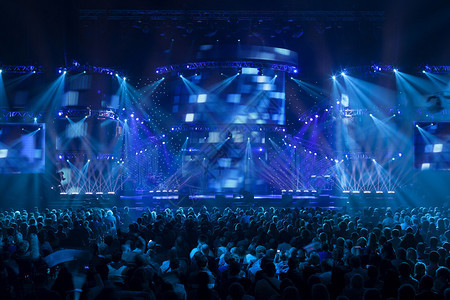 演唱会现场的灯光背景图片