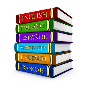 欧洲语言教科书背景图片