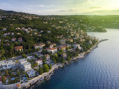 克罗地亚奥帕蒂哈地中海空中航景Op图片