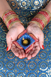 Diwali庆祝女图片