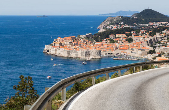 Dubrovnik出现在南达尔马提亚克罗地亚最图片