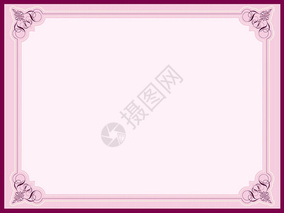 粉红色的装饰边框背景图片