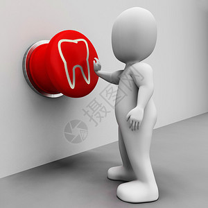 口腔健康或牙科医生预约图片