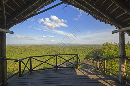 乌干达荒野小屋的景色图片