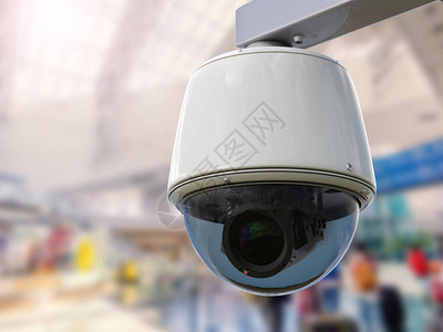 3d在机场提供安保摄像头或CC图片