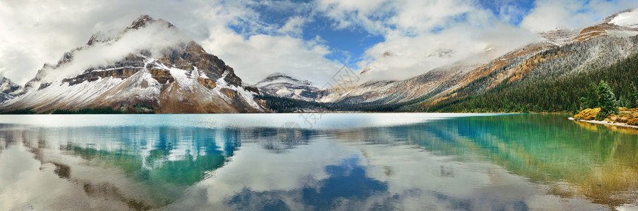 Lake全景湖反光图片