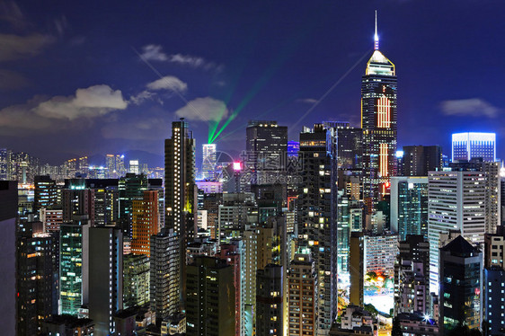 晚上的香港图片