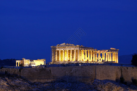 希腊历史纪念碑雅典卫城Acho图片