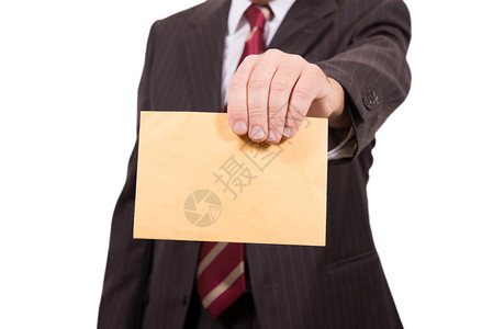 商人递给他一个腐败信封图片