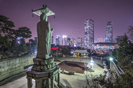 韩国首尔奉恩寺图片