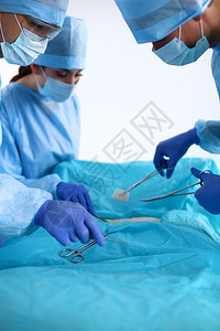 手术室一组外科医生图片