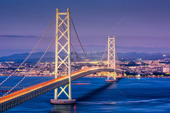 日本神户明石海峡大桥图片